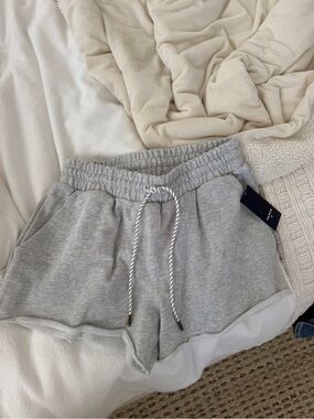 Parke Women's Grey Drawstring Shorts